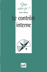 Le contrôle interne - Alain Mikol