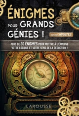 Enigmes pour grands génies (adultes) - Jack Guichard