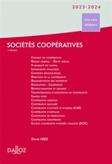 Sociétés coopératives 2023-2024 - David Hiez