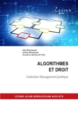 Algorithmes et droit - Alain Bensoussan