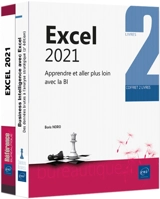 Excel 2021 : apprendre et aller plus loin avec la BI : coffret 2 livres - Boris Noro