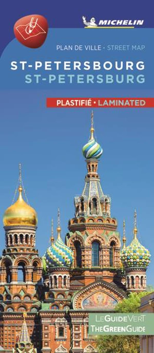 PLAN ST-PETERSBOURG / ST-PETERSBURG (PLASTIFIE / LAMINATED) - Collectif