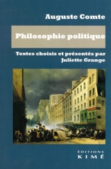Philosophie politique - Auguste Comte