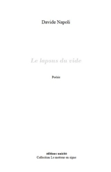 Le lapsus du vide - Davide Napoli