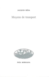 Moyens de transport - Jacques Réda