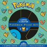 Pokémon : cartes à gratter pixel art : Pikachu, Bulbizarre, Salamèche, Carapuce - Alexandre Debrot