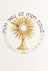 Image Profession de foi « Mon Dieu et Mon Tout » - Gaudete