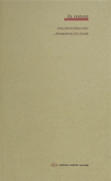 Ils restent - Marie-Hélène Lafon