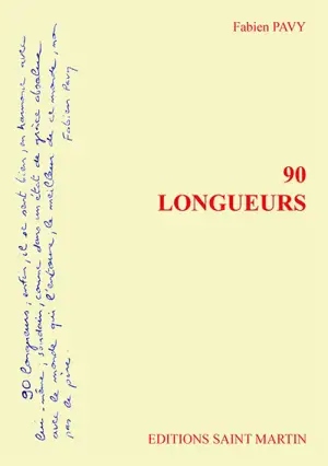 90 longueurs - Fabien Pavy