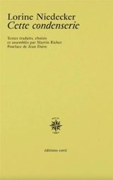 Cette condenserie - Lorine Niedecker