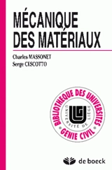 Mécanique des matériaux - Charles Massonnet