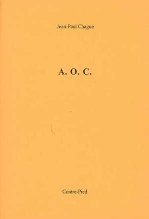 AOC - Jean-Paul Chague