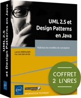 UML 2.5 et Design patterns en Java : maîtrisez les modèles de conception : coffret 2 livres - Laurent Debrauwer