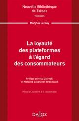 La loyauté des plateformes à l'égard des consommateurs - Marylou Le Roy
