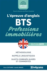 L'épreuve d'anglais : BTS professions immobilières - Pierre Couturier