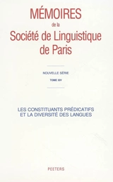 Les constituants prédicatifs et la diversité des langues