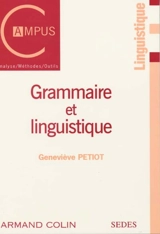 Grammaire et linguistique - Geneviève Petiot