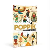 Poppik Egypte : 1 poster + 35 stickers repositionnables - Poppik
