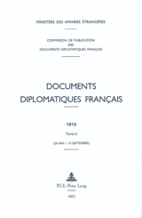 Documents diplomatiques français : 1915. Vol. 2. 26 mai-15 septembre - France. Ministère des affaires étrangères (1588-2007)