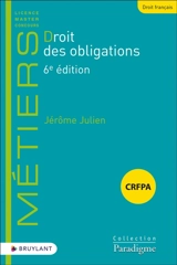 Droit des obligations : CRFPA - Jérôme Julien