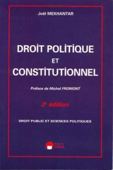 Droit politique et constitutionnel - Joël Mekhantar