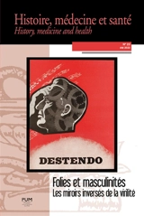Histoire, médecine et santé = History, medicine and health, n° 23. Folies et masculinités : les miroirs inversés de la virilité