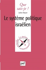 Le système politique israélien - Julien Bauer