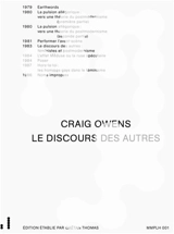 Le discours des autres - Craig Owens