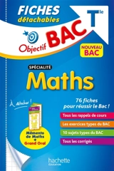 Spécialité maths terminale : fiches détachables : nouveau bac - Dominique Dejean