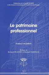 Le patrimoine professionnel - Frédéric Colasson