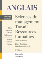 Anglais : sciences du management, travail, gestion, ressources humaines : master et doctorat - Leslie Thompson