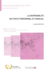 La disponibilité du statut personnel et familial - Aurélie Musso