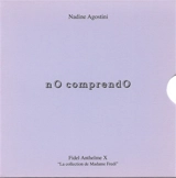 No comprendo - Nadine Agostini