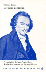 Le Sens commun vol. 4 - Thomas Paine