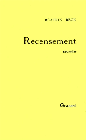 Recensement - Béatrix Beck