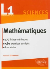 Mathématiques, L1 sciences semestres 1 et 2 - Abdelaziz el Kaabouchi