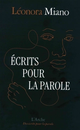 Ecrits pour la parole - Léonora Miano