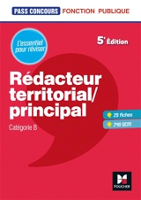 Concours rédacteur territorial, principal : catégorie B - René Canfin-Doco