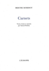 Carnets - Berthe Morisot