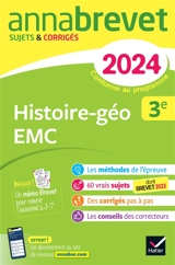 Histoire géographie, enseignement moral et civique 3e : brevet 2024 - Christophe Clavel