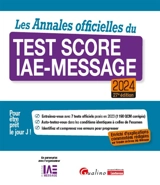 Les annales officielles du test Score IAE-Message 2024 - Score IAE-Message (Lille)