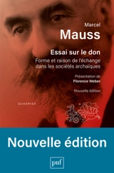 Essai sur le don : forme et raison de l'échange dans les sociétés archaïques - Marcel Mauss