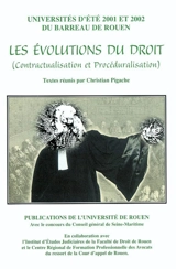 Les évolutions du droit : contractualisation et procéduralisation
