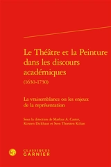 Le théâtre et la peinture dans les discours académiques (1630-1730) : la vraisemblance ou les enjeux de la représentation