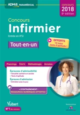 Concours infirmier : tout-en-un : entrée en IFSI, concours 2018 - Jérôme Jean