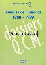 Annales de l'internat 1988-1999 : pneumologie - Sylvain Marchand-Adam