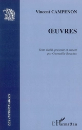 Oeuvres - Vincent Campenon