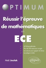 Réussir l'épreuve de mathématiques en ECE - Habib Joulak