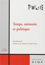 Tumultes, n° 14. Temps, mémoire et politique