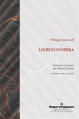 Livrets d'opéra - Philippe Quinault
